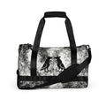 City Noise- Black Print Pigeon Rat Gym Bag — Pigeon Rats NYC streetwear mascot design
