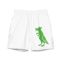 Neon Geen Pigeon Rat Swim Trunks — Pigeon Rats NYC streetwear mascot design