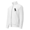 Black on White Pigeon Rat Track Jacket — Pigeon Rats NYC streetwear mascot design