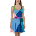 Black Geometric Pigeon Rat Skater Dress — Pigeon Rats NYC streetwear mascot design