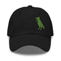 Green Pigeon Rat Dad Hat — Pigeon Rats NYC streetwear mascot design