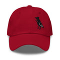 Black Pigeon Rat Dad Hat — Pigeon Rats NYC streetwear mascot design