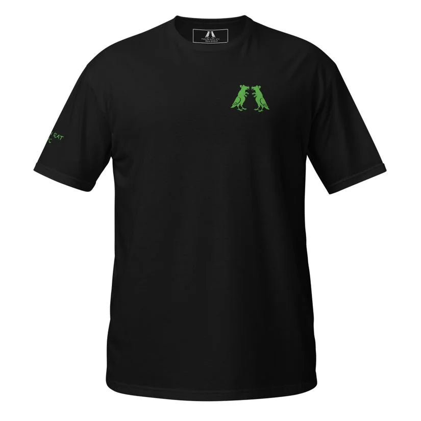 Green Pigeon Rat Unisex Tee — Pigeon Rats NYC streetwear mascot design