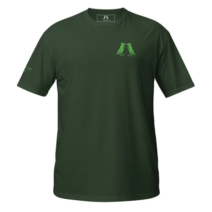 Green Pigeon Rat Twins Short-Sleeve Unisex T-Shirt