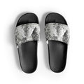 White City Noise Pigeon Rat Men's Slides — Pigeon Rats NYC streetwear mascot design