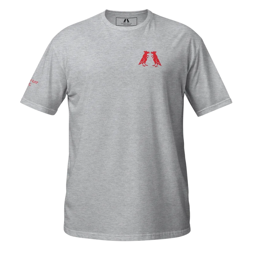 Red Pigeon Rat Twins Short-Sleeve Unisex T-Shirt