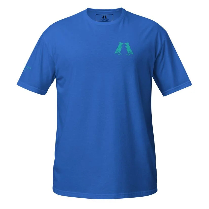 Teal Pigeon Rat Twins Short-Sleeve Unisex T-Shirt