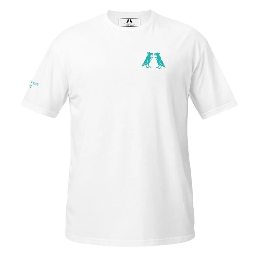 Teal Pigeon Rat Twins Short-Sleeve Unisex T-Shirt