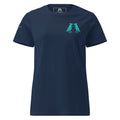 Teal Twin Pigeon Rat Women's Tee — Pigeon Rats NYC streetwear mascot design